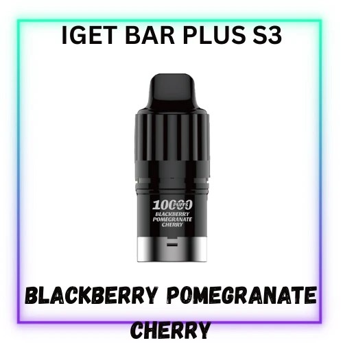 Blackberry Pomegranate Cherry – IGET BAR Plus S3 – Pod Only