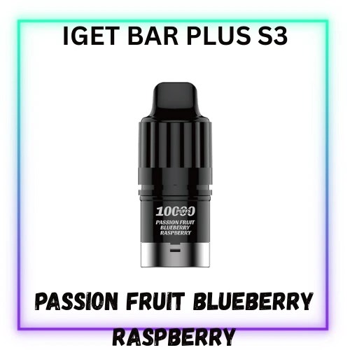 Passion Fruit Blueberry Raspberry – IGET BAR Plus S3 – Pod Only