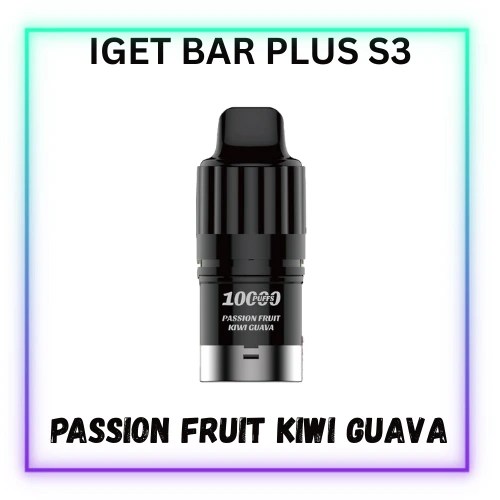 Passion Fruit Kiwi Guava – IGET BAR Plus S3 – Pod Only