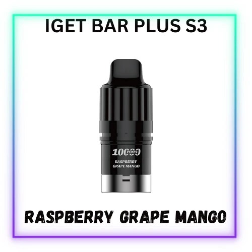 Raspberry Grape Mango – IGET BAR Plus S3 – Pod Only